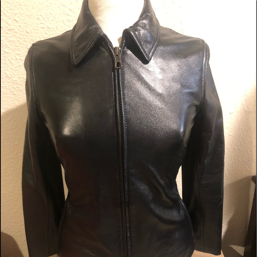 Dolce & Gabbana Lambskin Leather Jacket